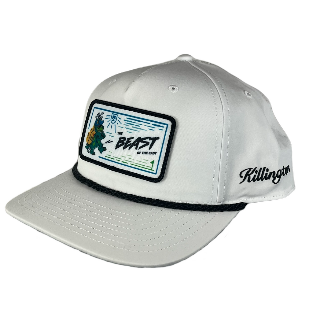 Killington Golf Beast Patch 258 Rope Cap-White/Black-Killington Sports