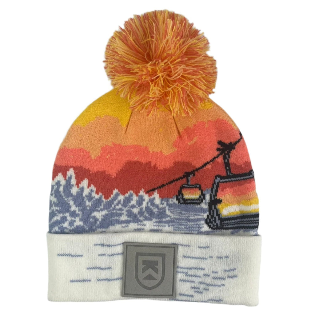 Killington Gondola Jaquard Pom Beanie-Multi Color-Killington Sports