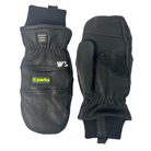 Killington KPARKS Logo: Wells Lamont Leather Mittens-Black-Killington Sports