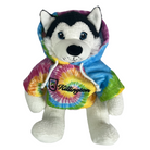 Killington Logo 10" Black Husky Stuffed Animal-Classic Tie Dye Hoody-Killington Sports
