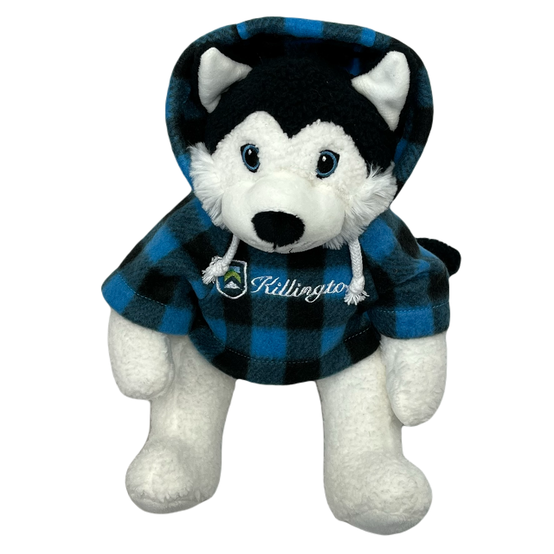 Killington Logo 10" Curly Critter Husky Stuffed Animal-Blue Jack-Killington Sports