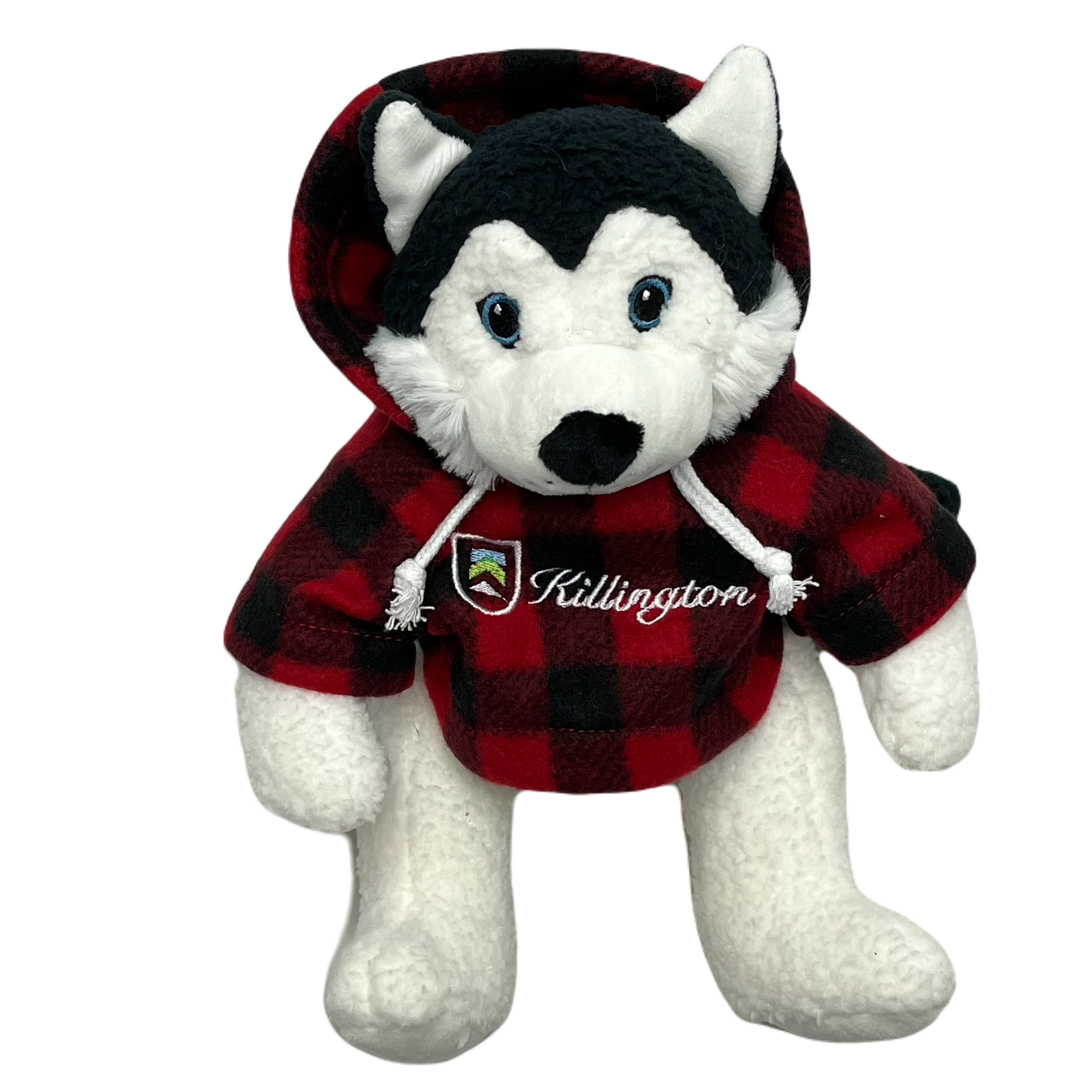 Killington Logo 10" Curly Critter Husky Stuffed Animal-Red Jack-Killington Sports