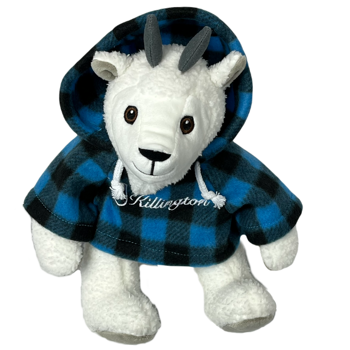 Killington Logo 10" Curly Critter Mountain Goat Stuffed Animal-Blue Jack-Killington Sports
