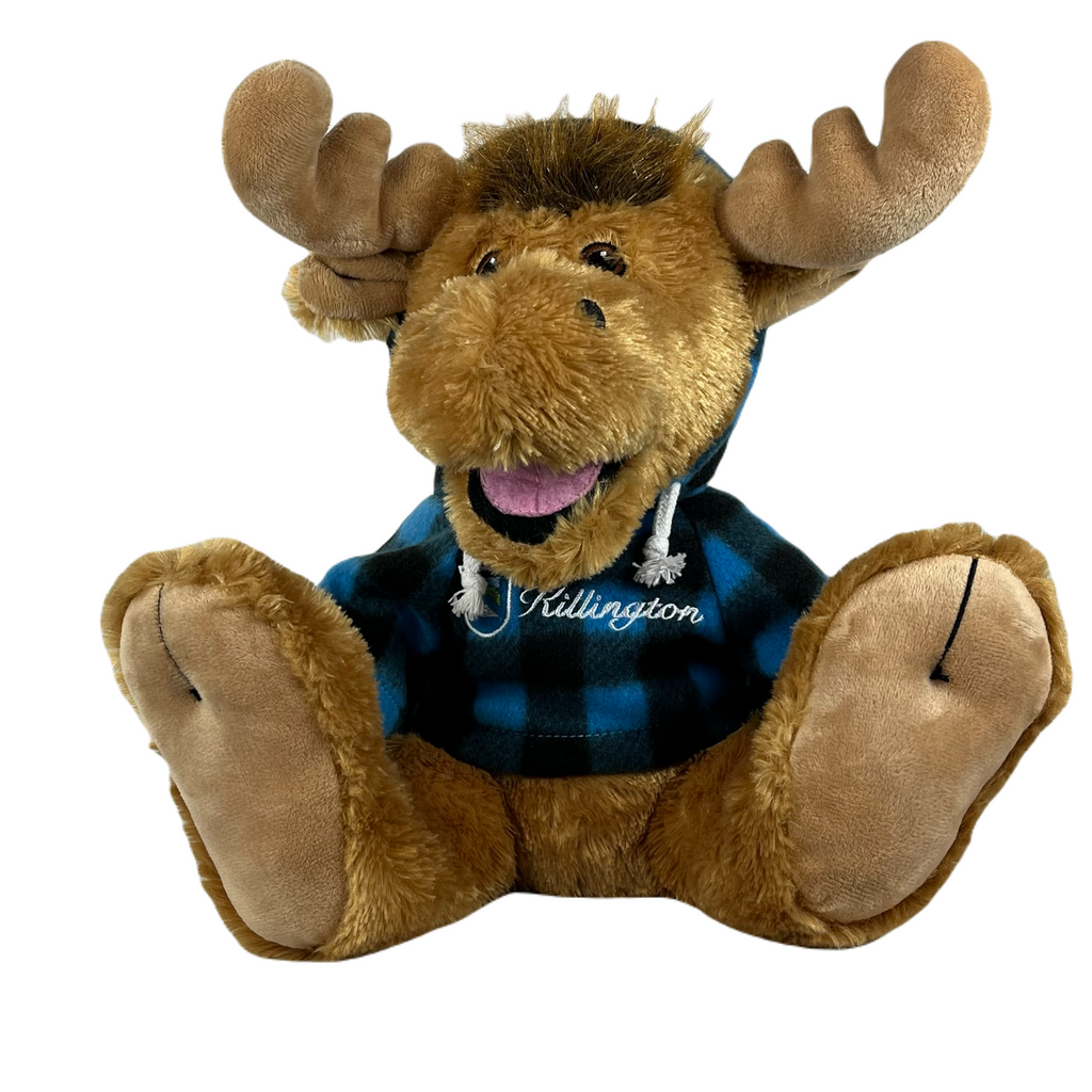 Killington Logo 14" BigFoot Moose Stuffed Animal-Blue Jack-Killington Sports