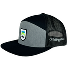 Killington Logo 168 Shield Patch Hat-Heather Grey/Black-Killington Sports