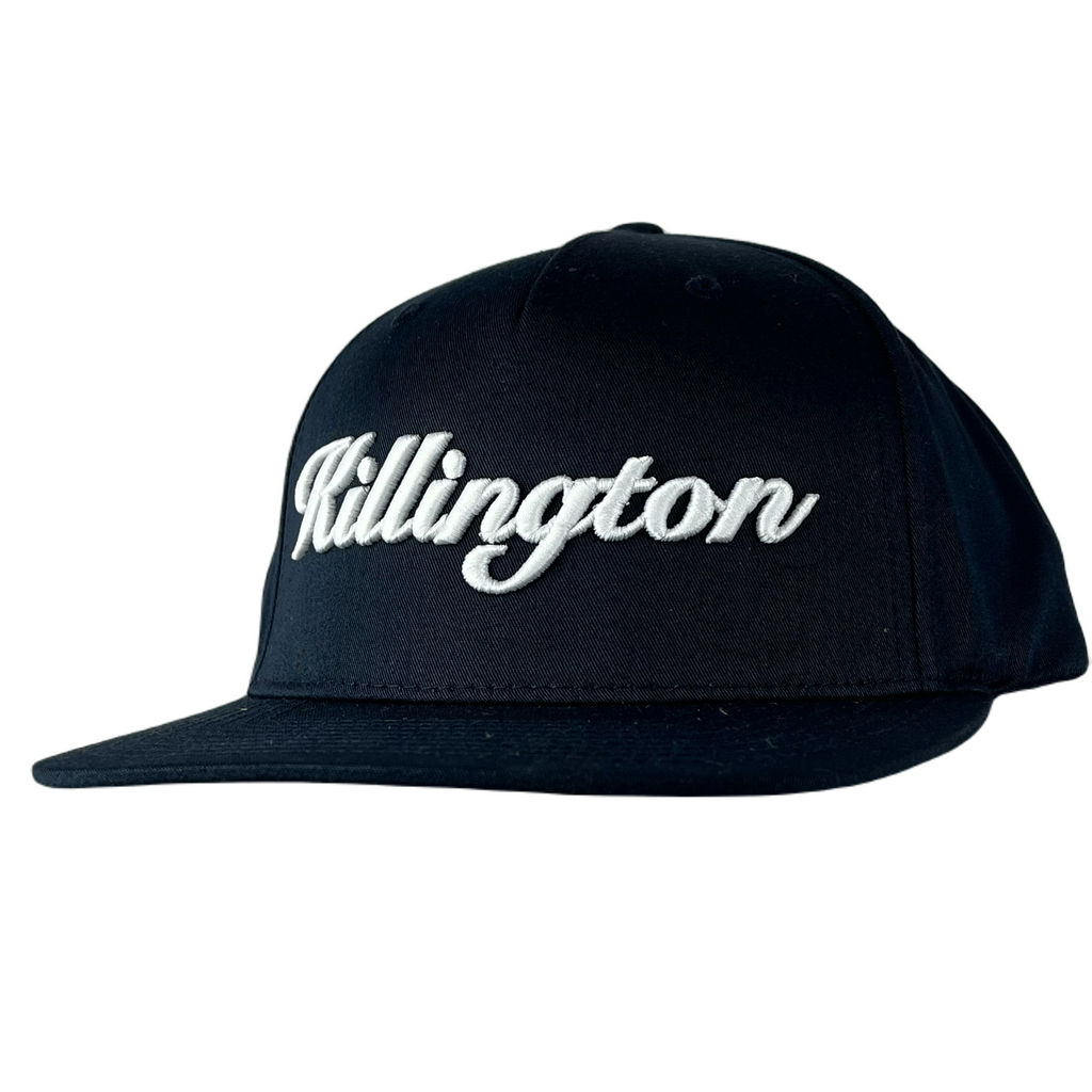 Killington Logo 255 3D Script Snapback Hat-Navy-Killington Sports