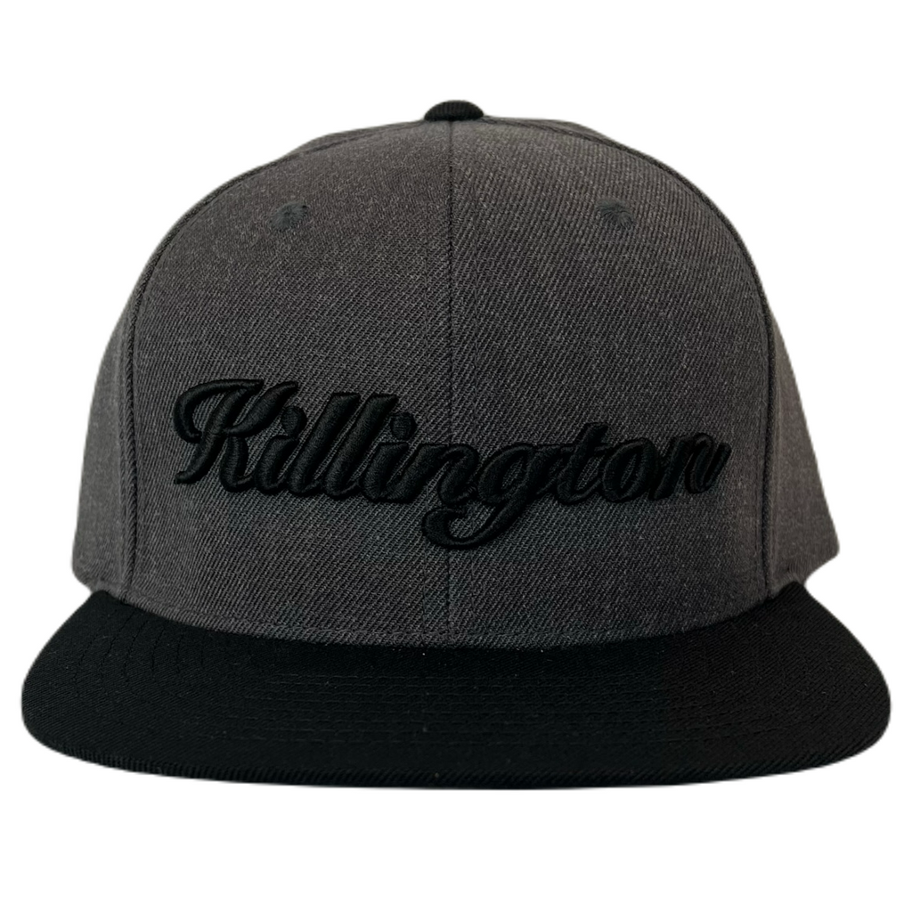 Killington Logo 510W 3D Script Hat-Heather Charcoal/Black-Killington Sports
