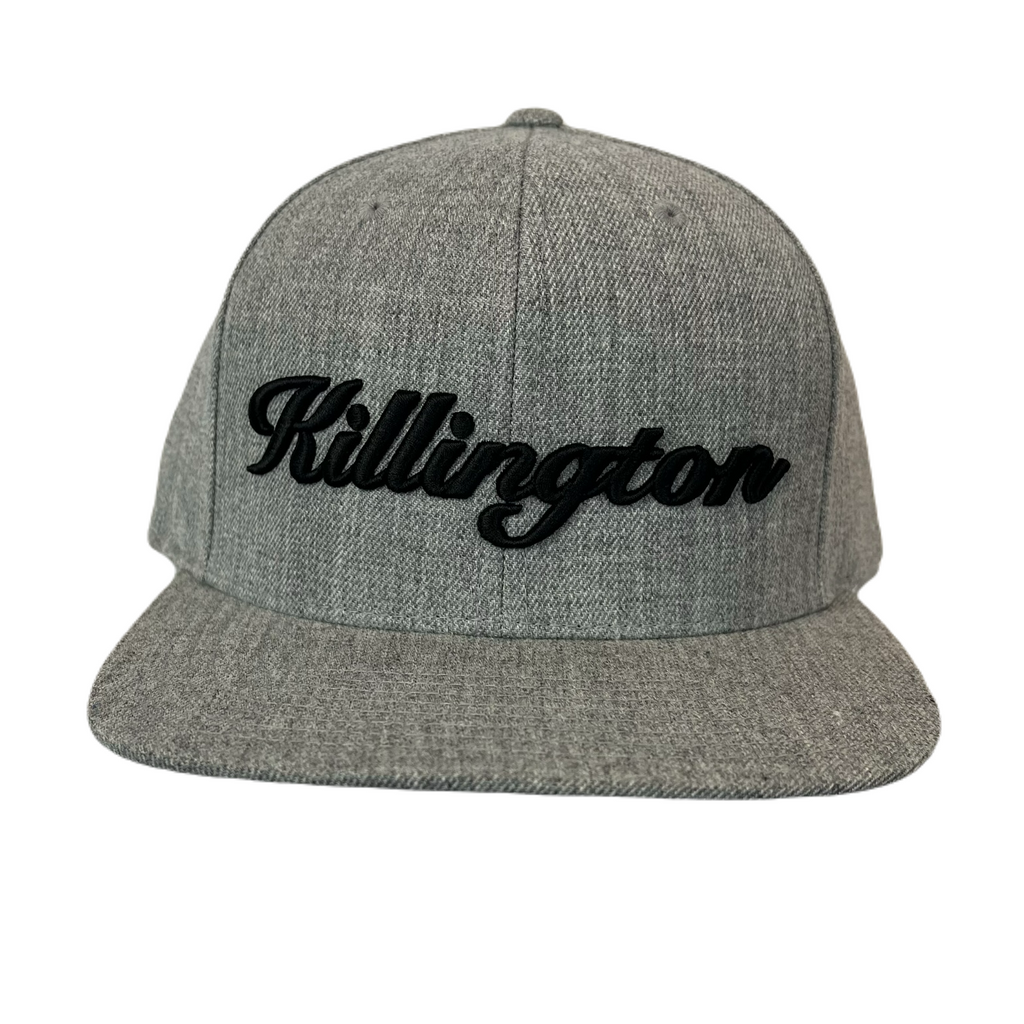 Killington Logo 510W 3D Script Hat-Heather Grey-Killington Sports