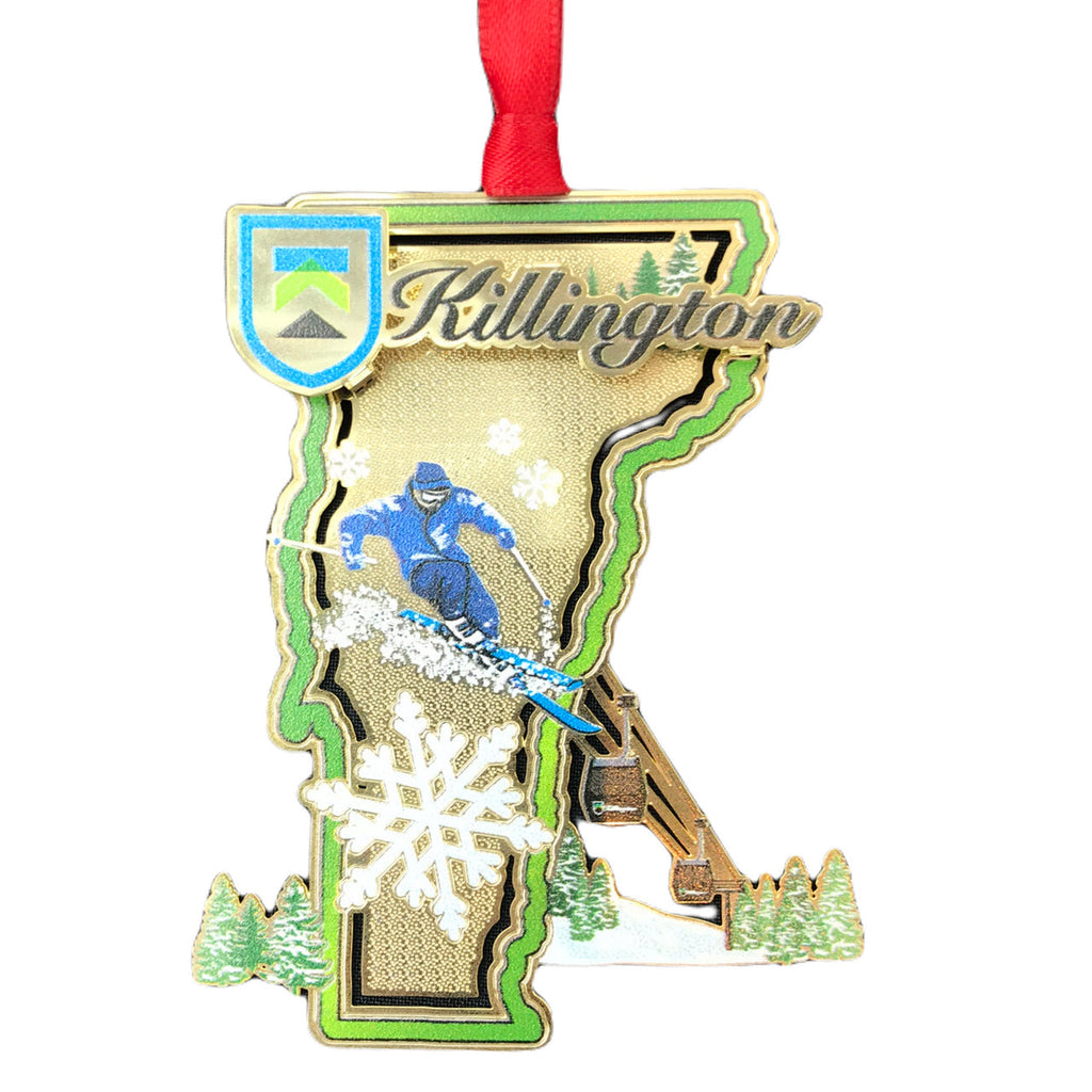 Killington Logo Beacon Vermont Ski Ornament-Killington Sports