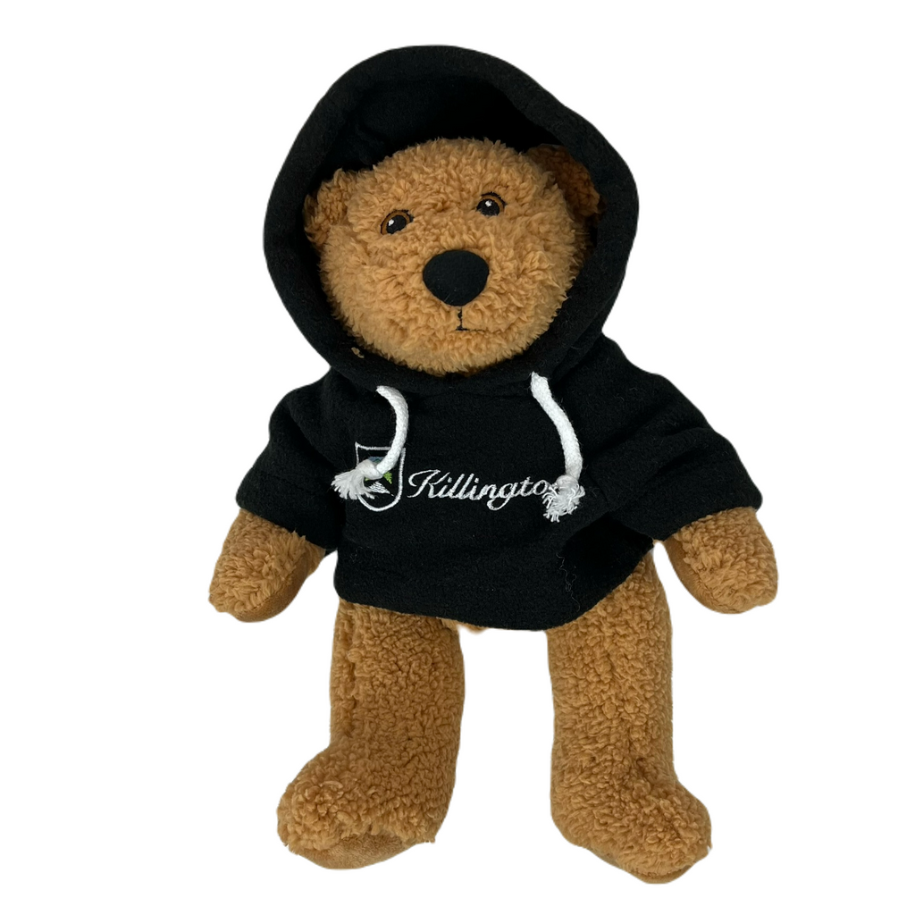 Killington Logo Critter Brown Bear Stuffed Animal-Black-Killington Sports