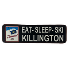 Killington Logo "Eat-Sleep-Ski" Metal Magnet-Killington Sports