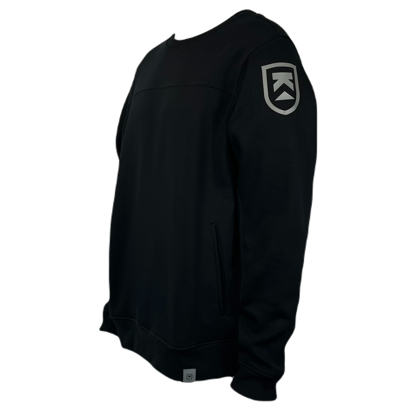 Killington Logo Elevated Pocket Crew Sweatshirt-Black-Killington Sports