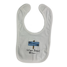 Killington Logo Future Beast Blue Trail Sign Baby Bib-White-Killington Sports