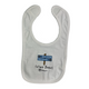 Killington Logo Future Beast Blue Trail Sign Baby Bib-White-Killington Sports