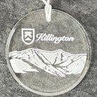 Killington Logo Glass Ornament-Killington Sports