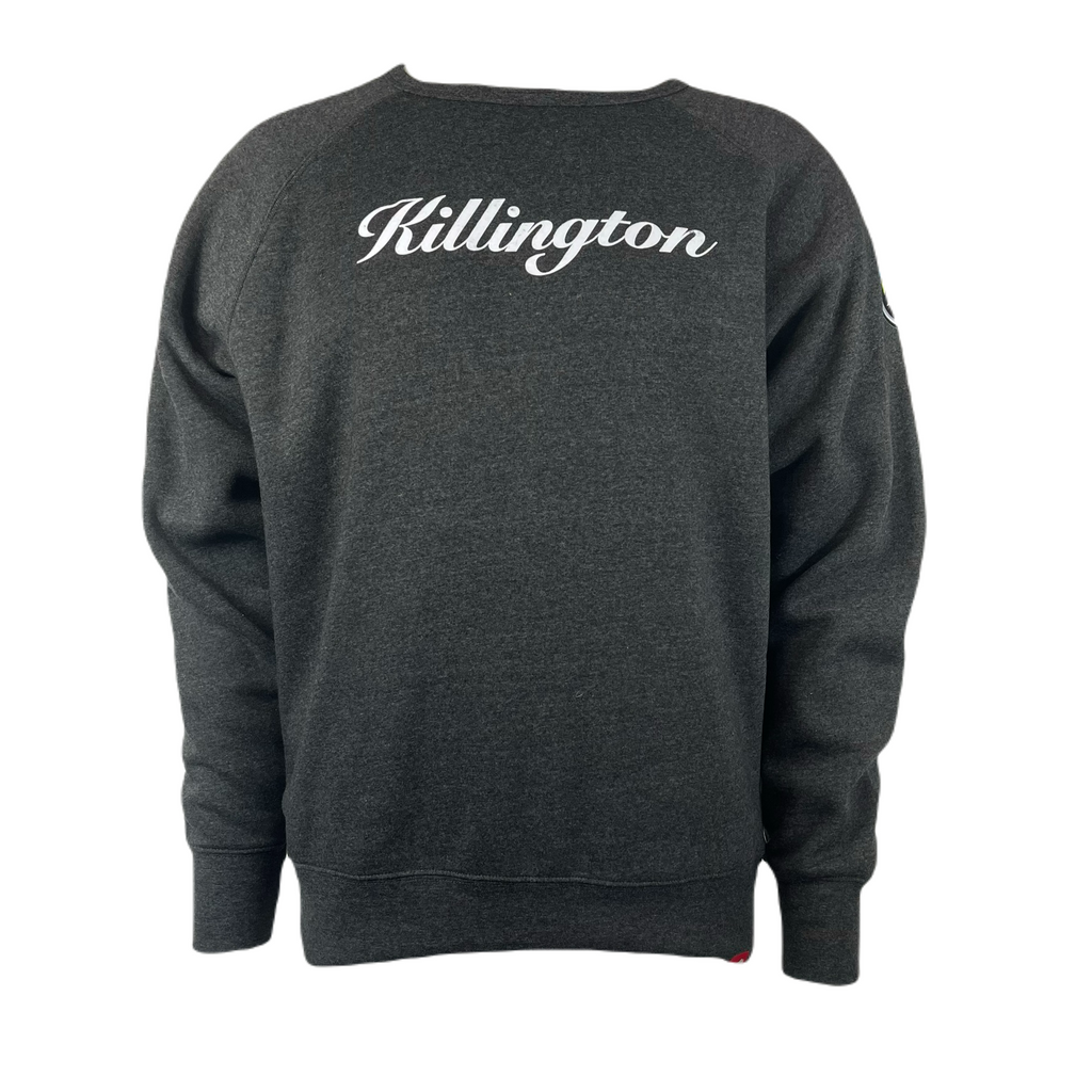 Killington Logo Harmon Script Crewneck-Heathered Black-Killington Sports