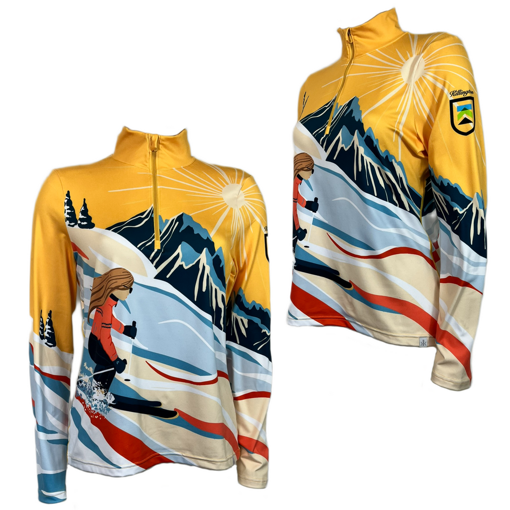 Killington Logo: Krimson Klover Downhill Sunshine Top-Killington Sports