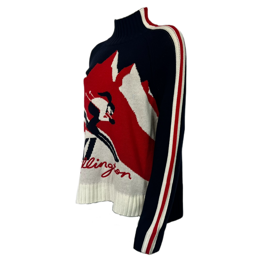 Killington Logo: Krimson Klover Ski Killington Sweater-Killington Sports