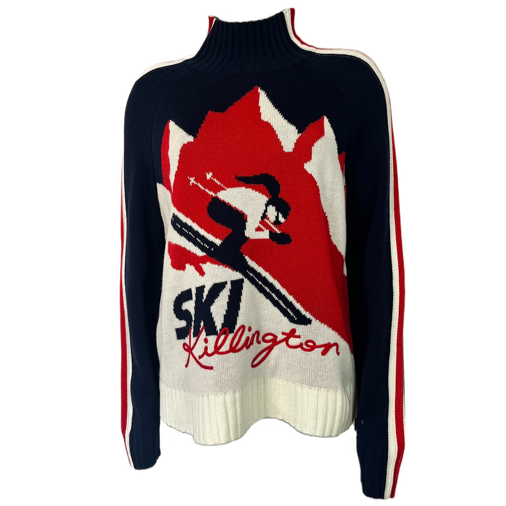 Killington Logo: Krimson Klover Ski Killington Sweater-Killington Sports