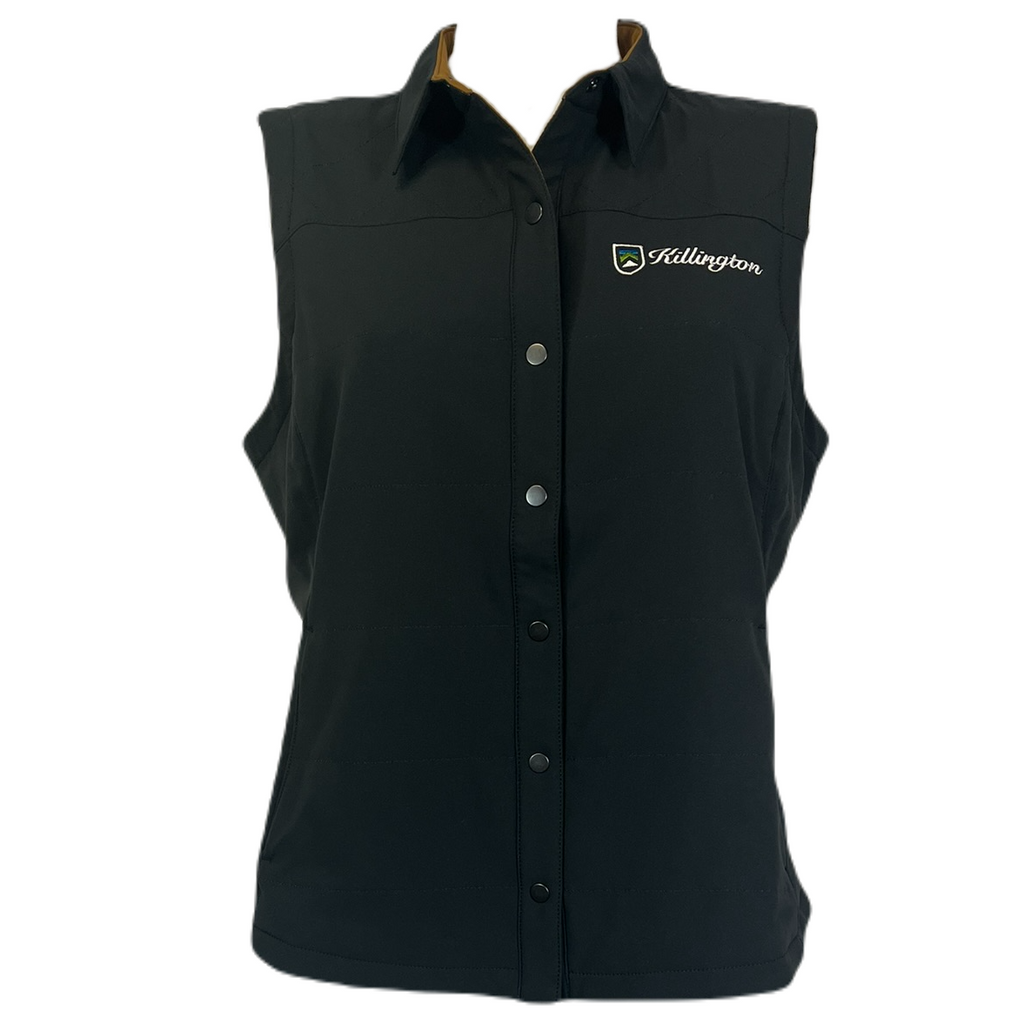 Killington Logo: Kuhl Women's Aurora Vest-Black-Killington Sports