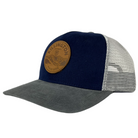 Killington Logo Leather Patch Trucker-Navy/Gray-Killington Sports