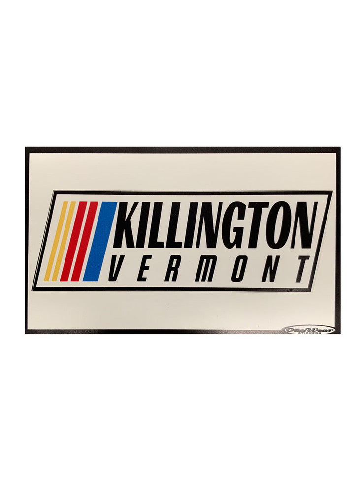 Killington Logo Left Turn Sticker-Killington Sports