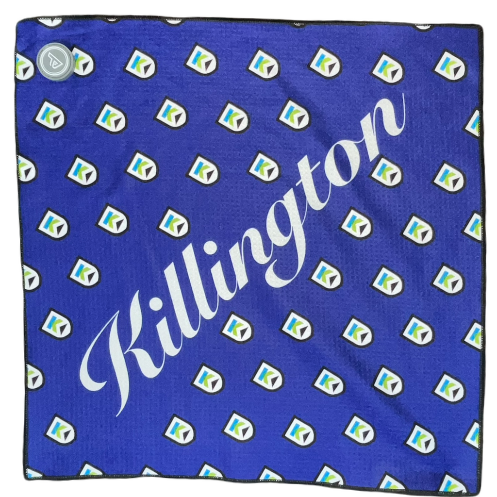 Killington Logo Magnet Golf Towel-Dark Blue-Killington Sports