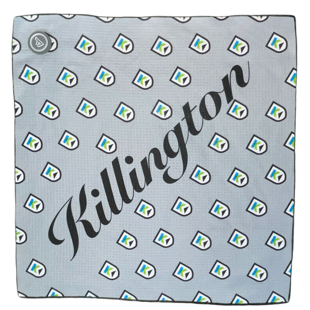 Killington Logo Magnet Golf Towel-Grey-Killington Sports