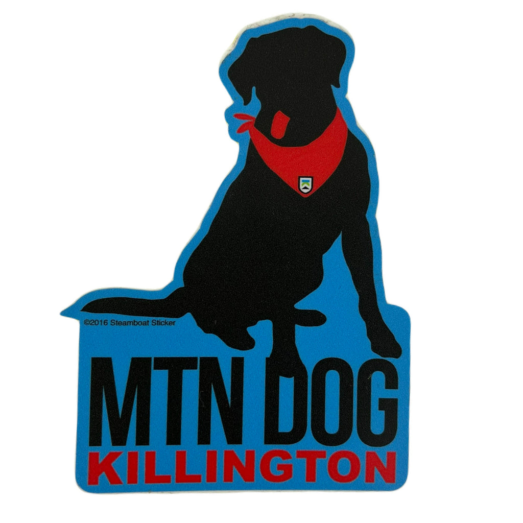 Killington Logo Mtn Dog Sticker-Killington Sports
