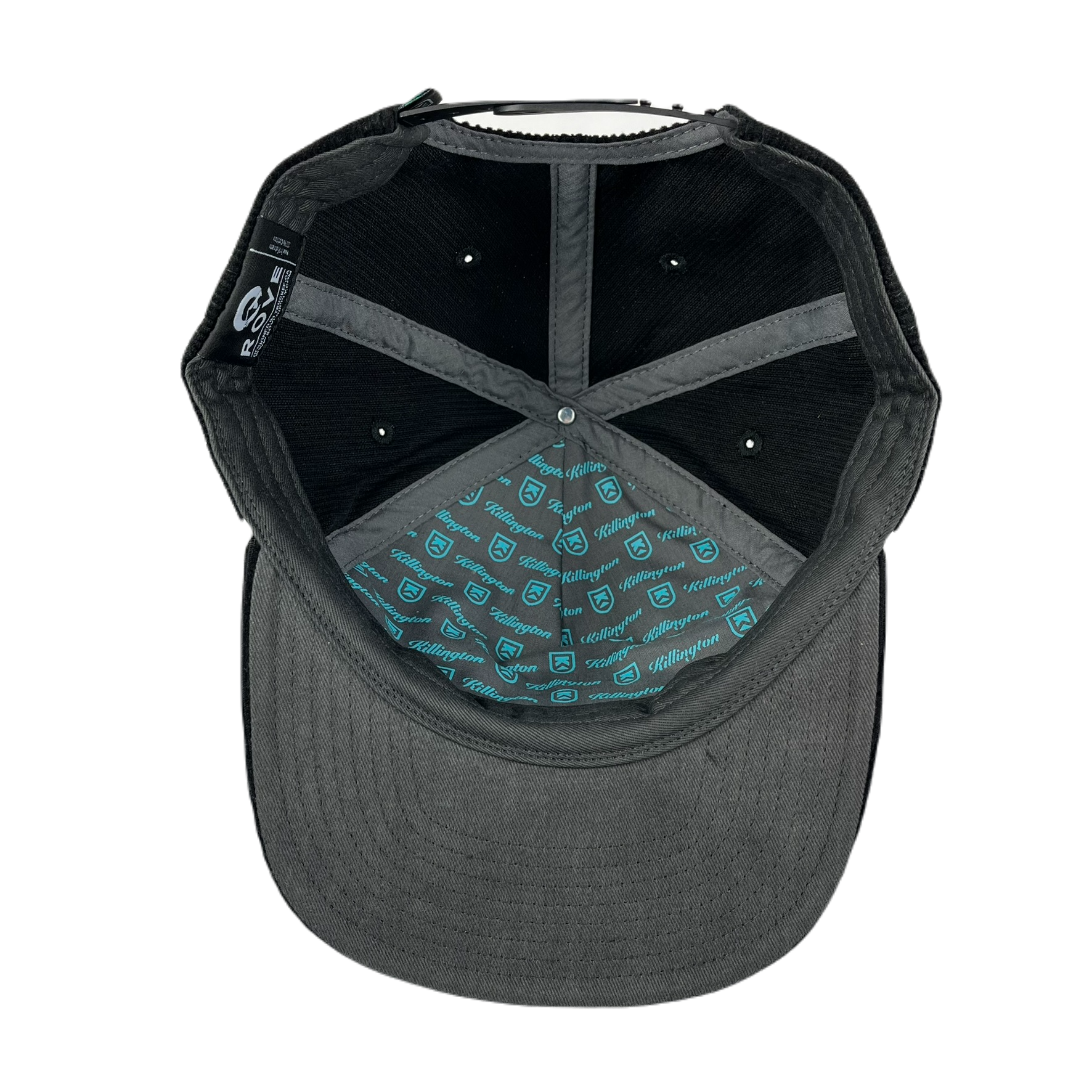 Killington Logo Patch Corduroy Camper-Black-Killington Sports