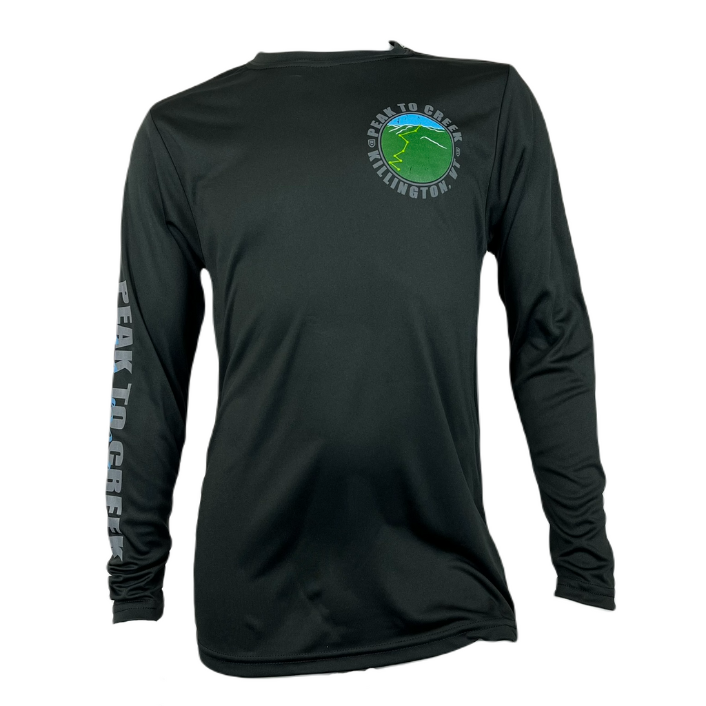 Killington Logo Peak to Creek Youth Longsleeve Tech Tee-Killington Sports