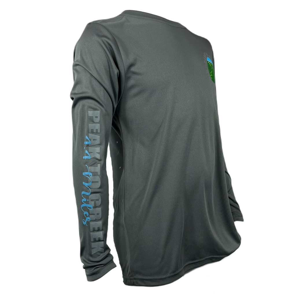 Killington Logo Peak to Creek Youth Longsleeve Tech Tee-Killington Sports