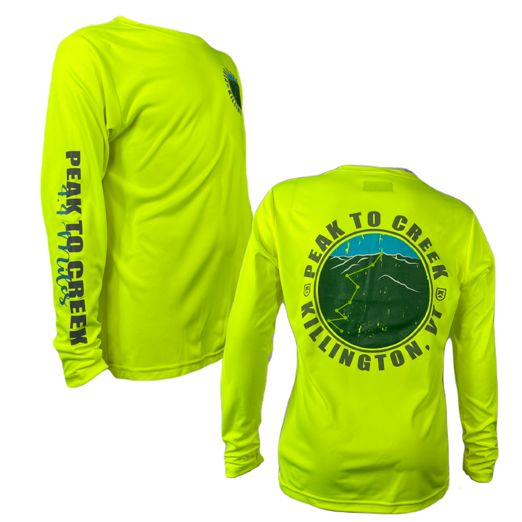 Killington Logo Peak to Creek Youth Longsleeve Tech Tee-Killington Sports