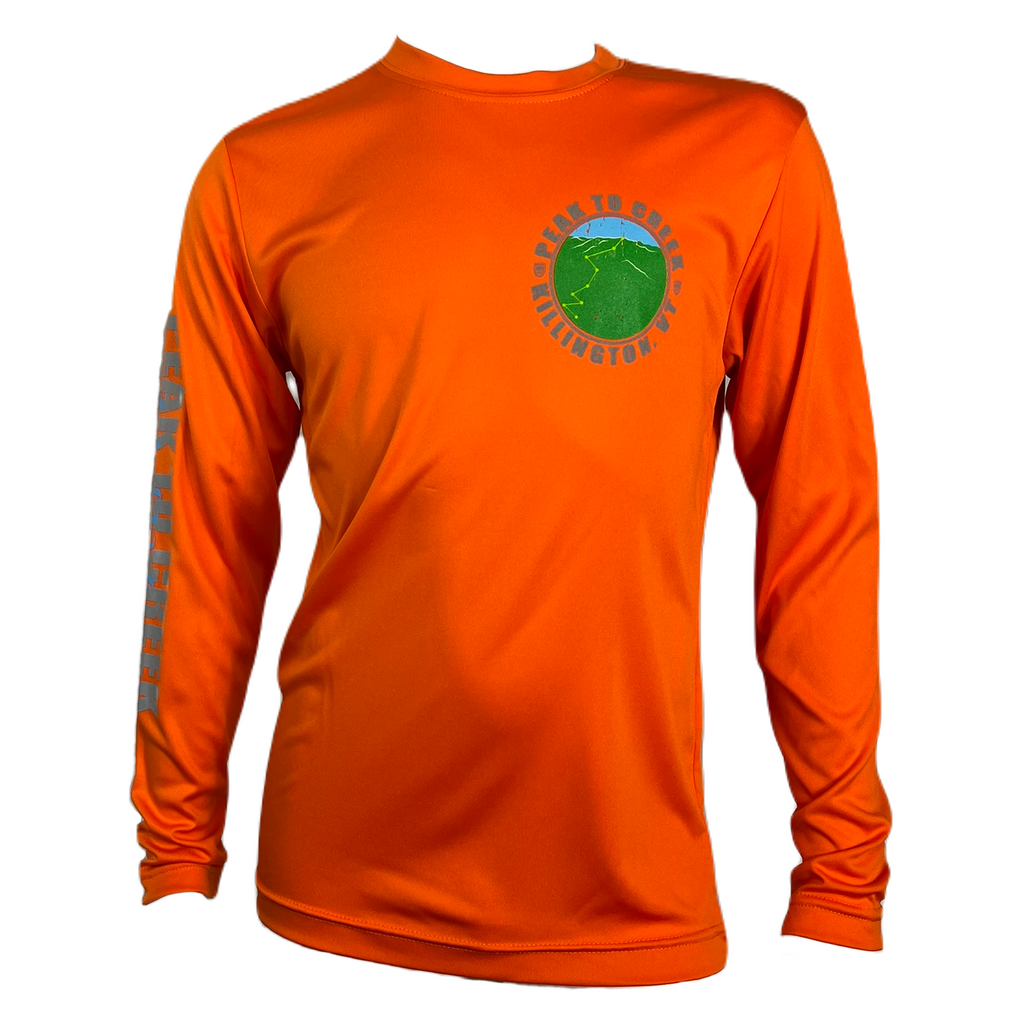 Killington Logo Peak to Creek Youth Longsleeve Tech Tee-Killington Sports