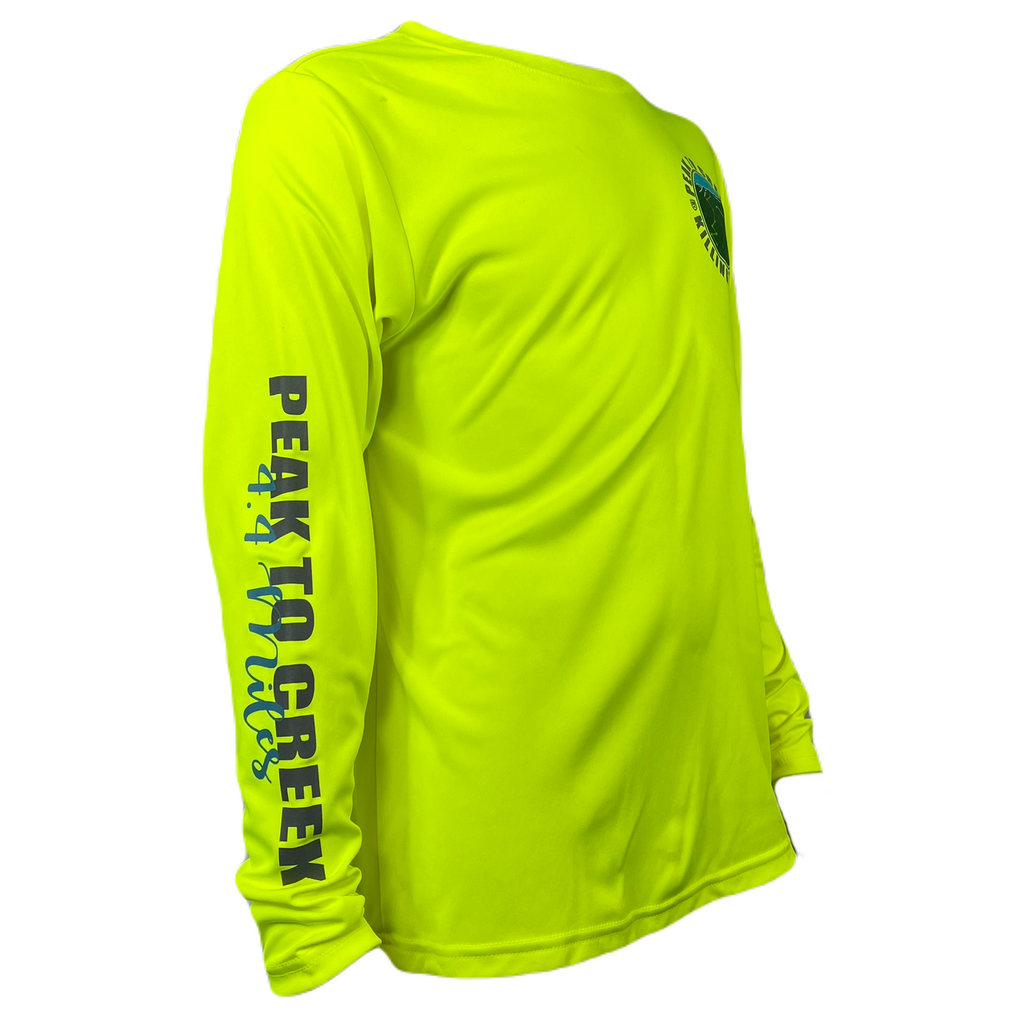 Killington Logo Peak to Creek Youth Longsleeve Tech Tee-Killington Sports