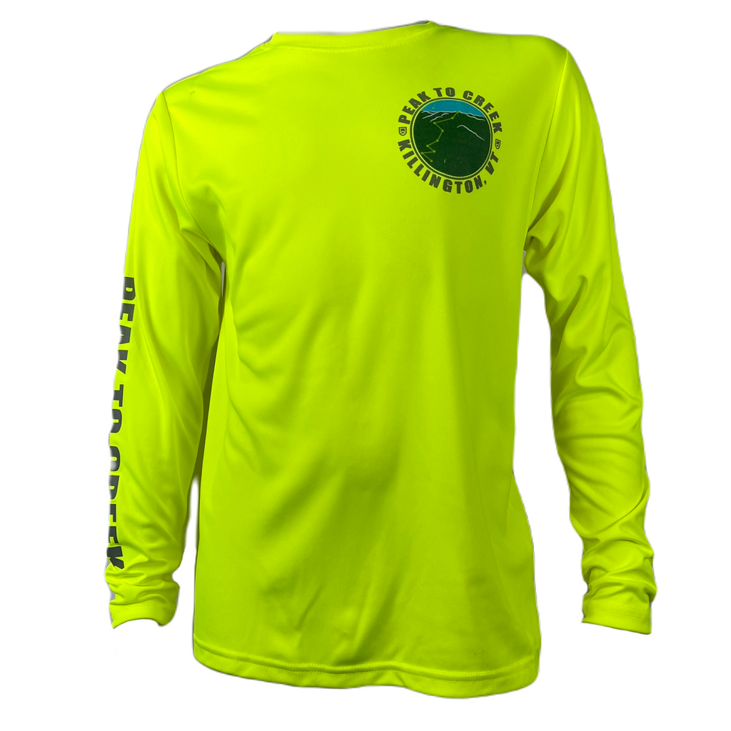 Killington Logo Peak to Creek Youth Longsleeve Tech Tee-Killington Sports