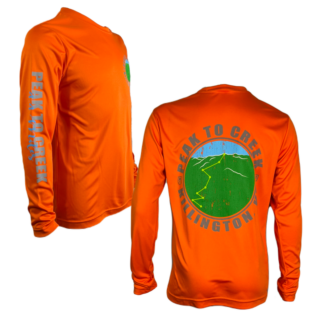 Killington Logo Peak to Creek Youth Longsleeve Tech Tee-Killington Sports