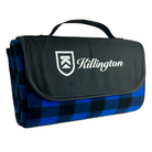 Killington Logo Roll Up Picnic Blanket-Royal/Black-Killington Sports
