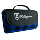Killington Logo Roll Up Picnic Blanket-Royal/Black-Killington Sports