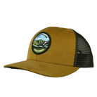 Killington Logo Scenic Vt Trucker-Khaki/Olive-Killington Sports