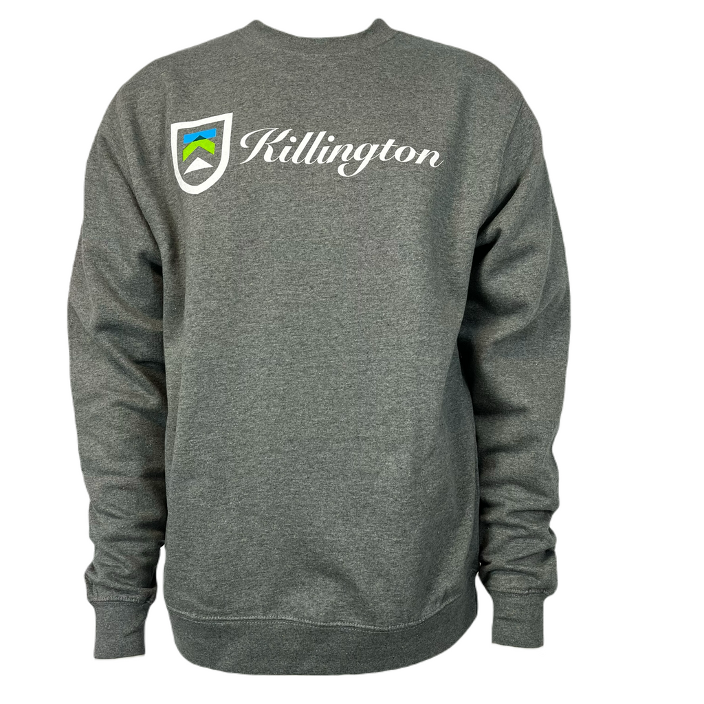 Killington Logo Script Crew-Gunmetal-Killington Sports