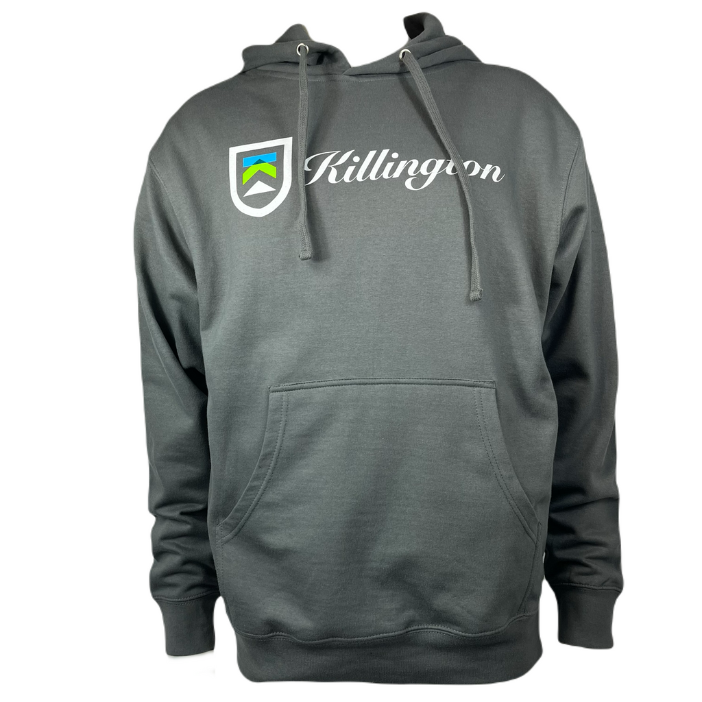 Killington Logo Script Hoodie-Charcoal-Killington Sports