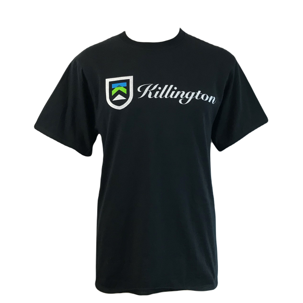 Killington Logo Script TShirt-Jet Black-Killington Sports