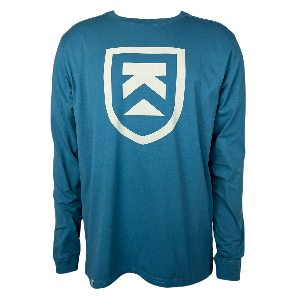 Killington Logo Shield Long Sleeve Tee-Blue-Killington Sports