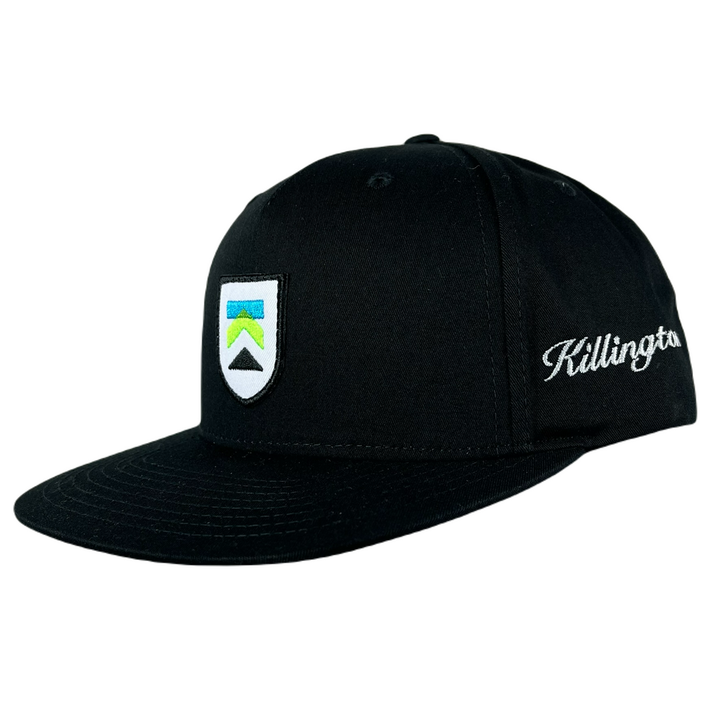 Killington Logo Shield Patch 255 Hat-Black-Killington Sports