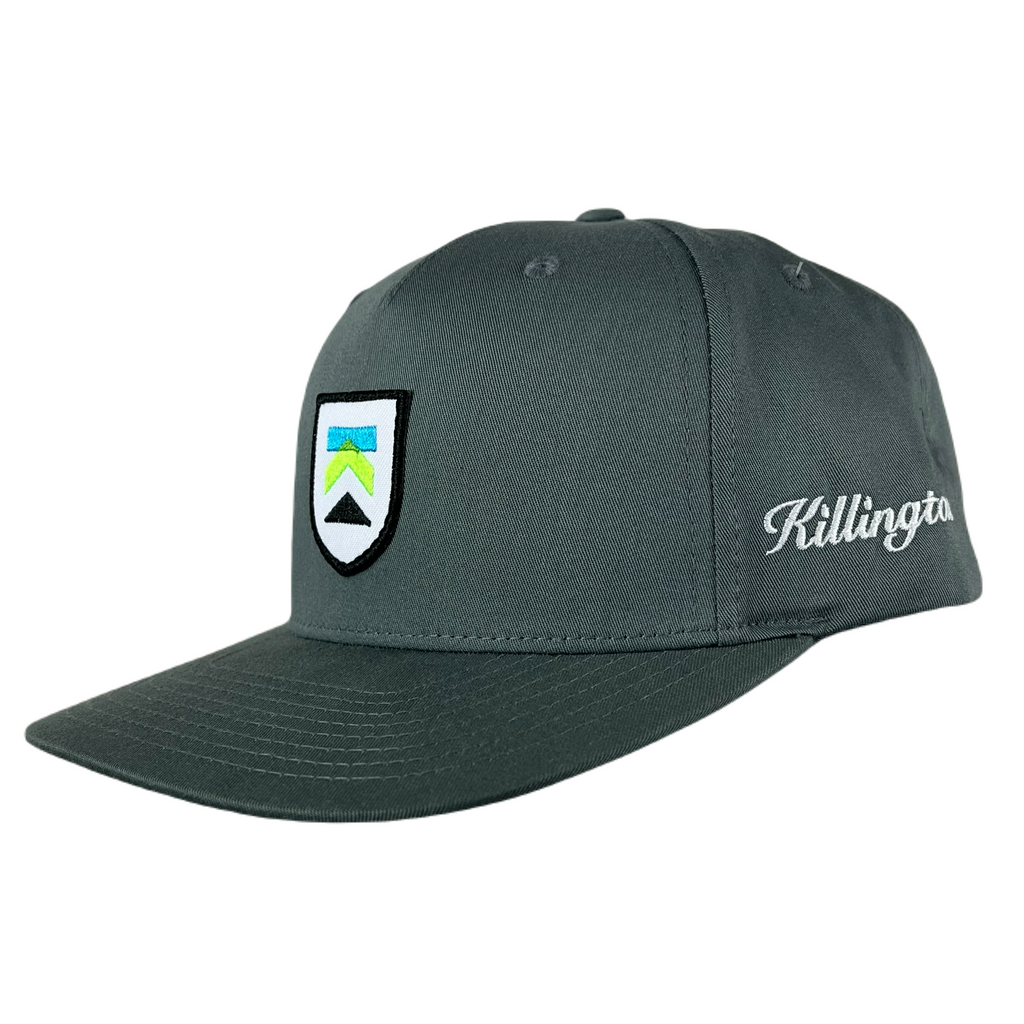 Killington Logo Shield Patch 255 Hat-Flint Grey-Killington Sports