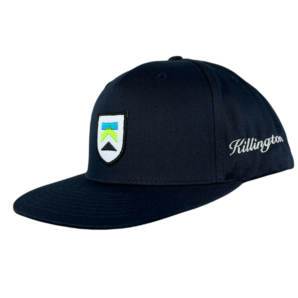 Killington Logo Shield Patch 255 Hat-Navy-Killington Sports