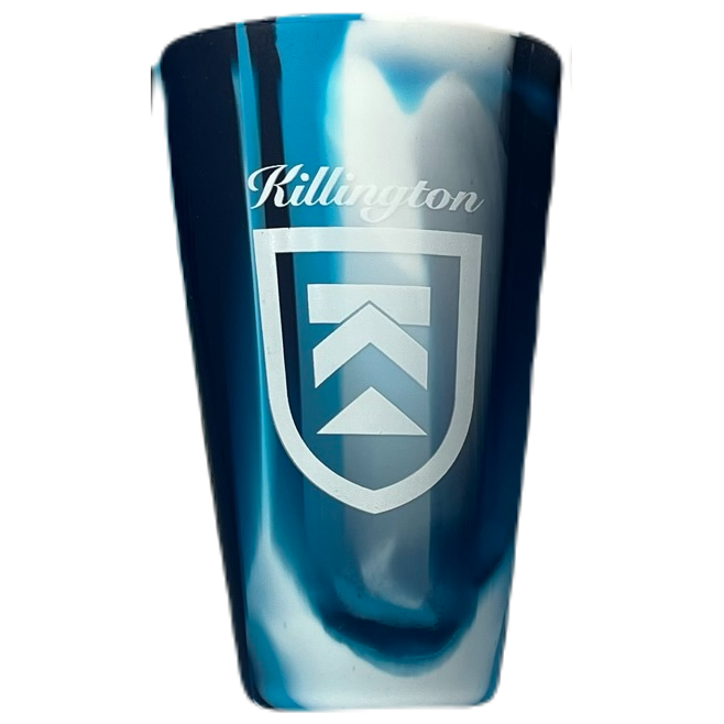 Killington Logo Silicone 16oz Pint Glass-Ocean Wave-Killington Sports