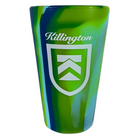 Killington Logo Silicone 16oz Pint Glass-Sea Swirl-Killington Sports