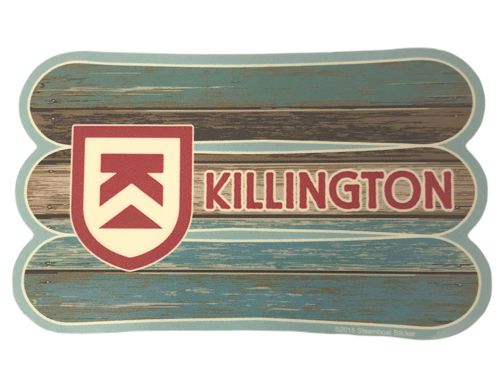 Killington Logo Snowboard Fence Sticker-Killington Sports